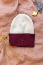 burgundy moon BEANIE