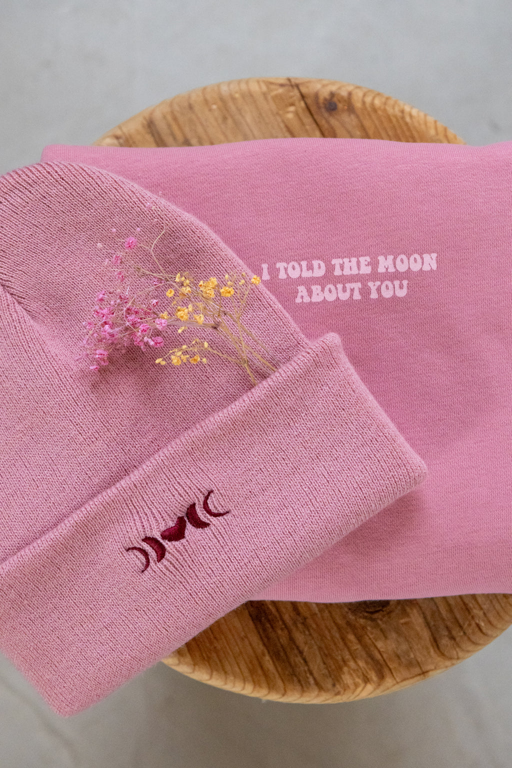 rose full moon BEANIE