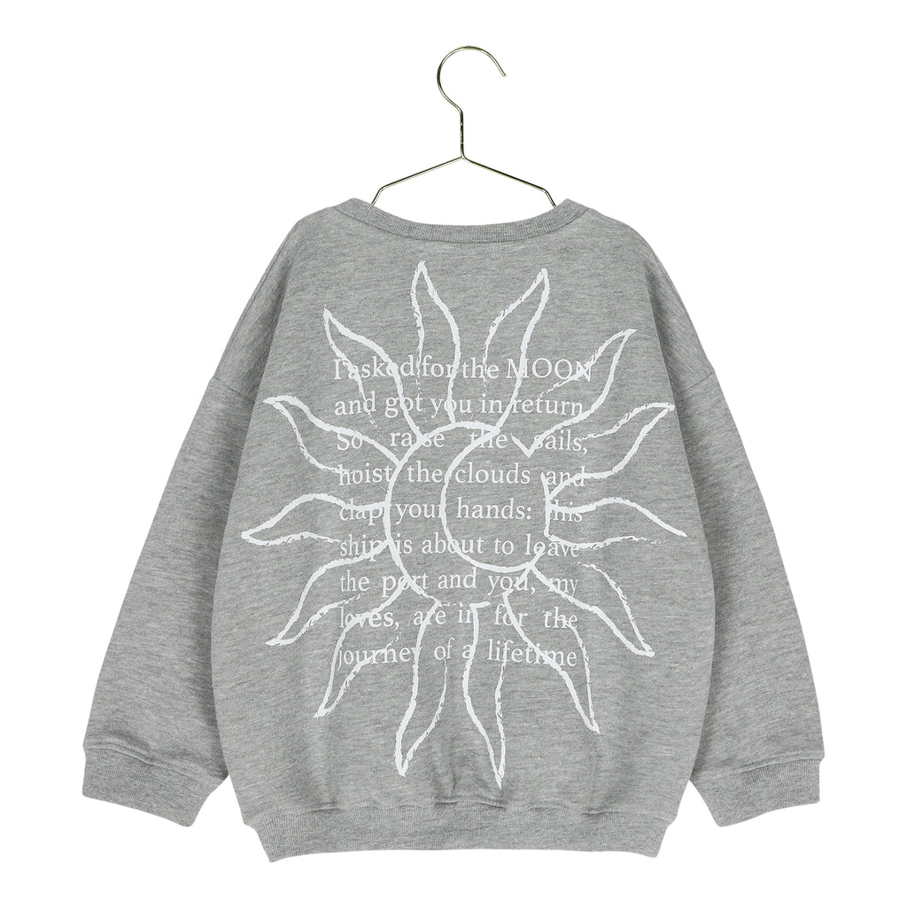 little SUN x MOMENTS MAGAZINE sweatshirt